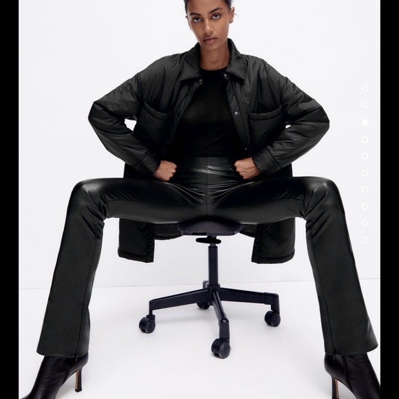 Zara Oversized WATER REPELLENT OVERSHIRT SHACKET - Picture 3 of 4